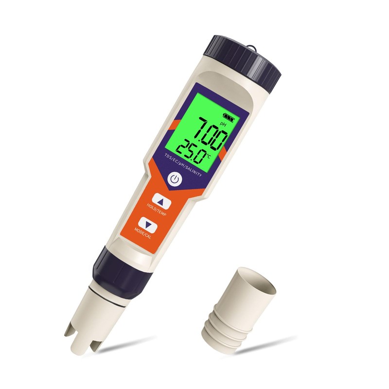 Slyfox 5 in 1 Water Quality Measuring Instrument, pH, TDS,