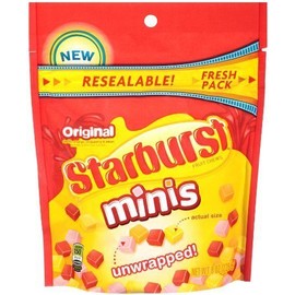 Starburst, Original Minis Candy, 8oz Bag (Pack of 4)