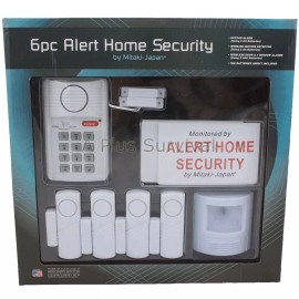 Mitaki-Japan 6 Piece Door Window Motion Alarm System for Home Office Vacation Tactical
