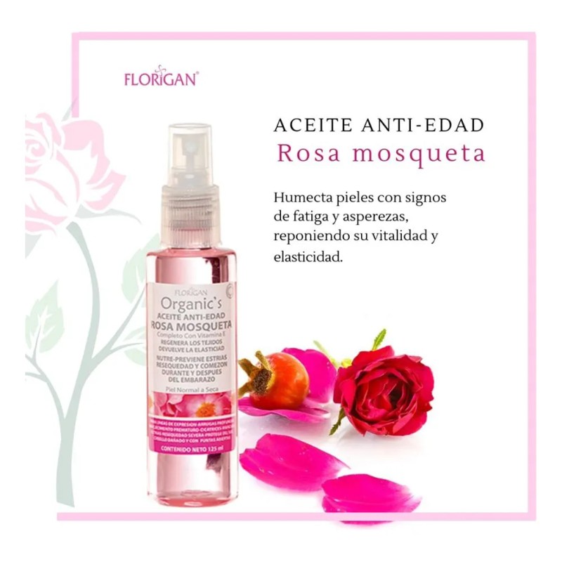 Aceite Antiedad Rosa Mosqueta Con Vit. E Normal