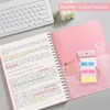 AHGXG Spiral Notebook College Ruled - Spiral Journal Perforated Notebook