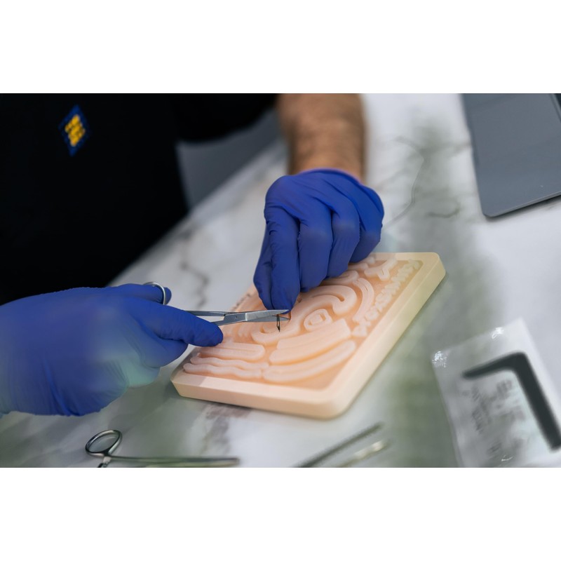 Laparoscopic Suture Simulation Pad - FLS-Compatible Silicone Simulator Trainer for