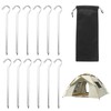 Tent Pegs, 12Pack 7Inch Tent Stakes Heavy-Duty Aluminum Tent Pegs