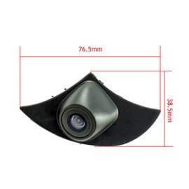 aSATAH HD CCD Car Front View Camera & Parking Night Vision Positive Waterproof Logo Camera for Toyota Camry / Reiz / RAV4 / Corolla / Highlander / Prado (for Toyota Camry)