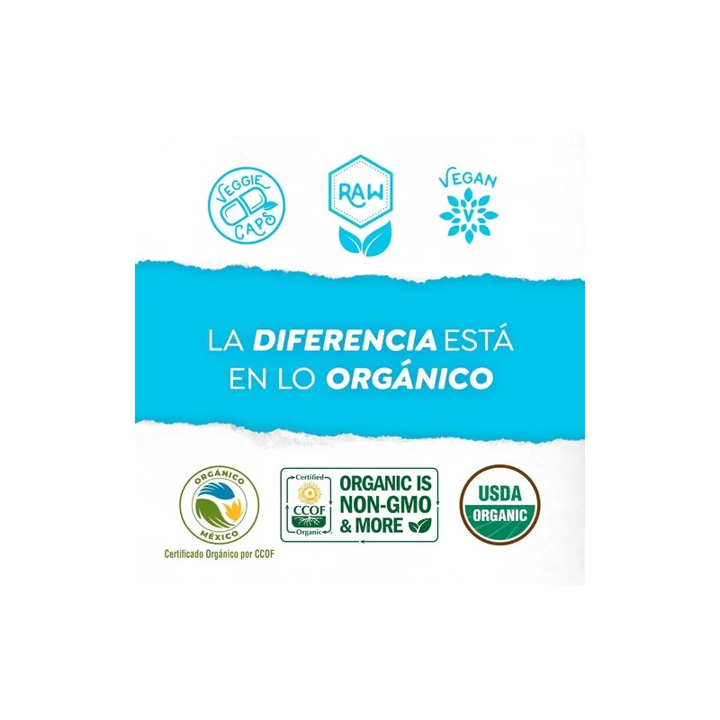Vitamina D3 Con Cúrcuma, Jengibre Y Pimienta Organic Side