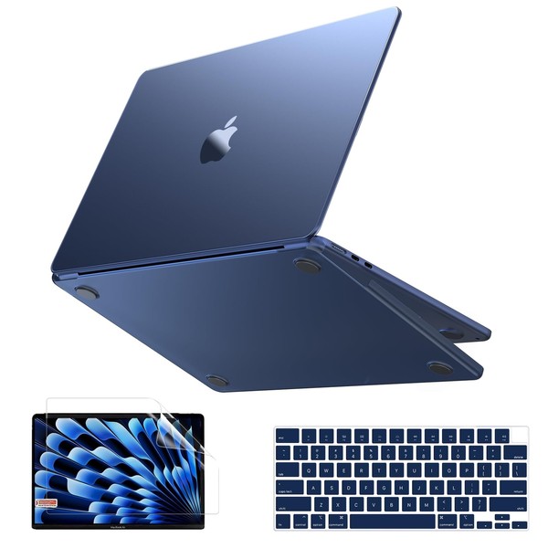 AKIT Compatible with MacBook Air 13 Inch Case M3 2024-2022