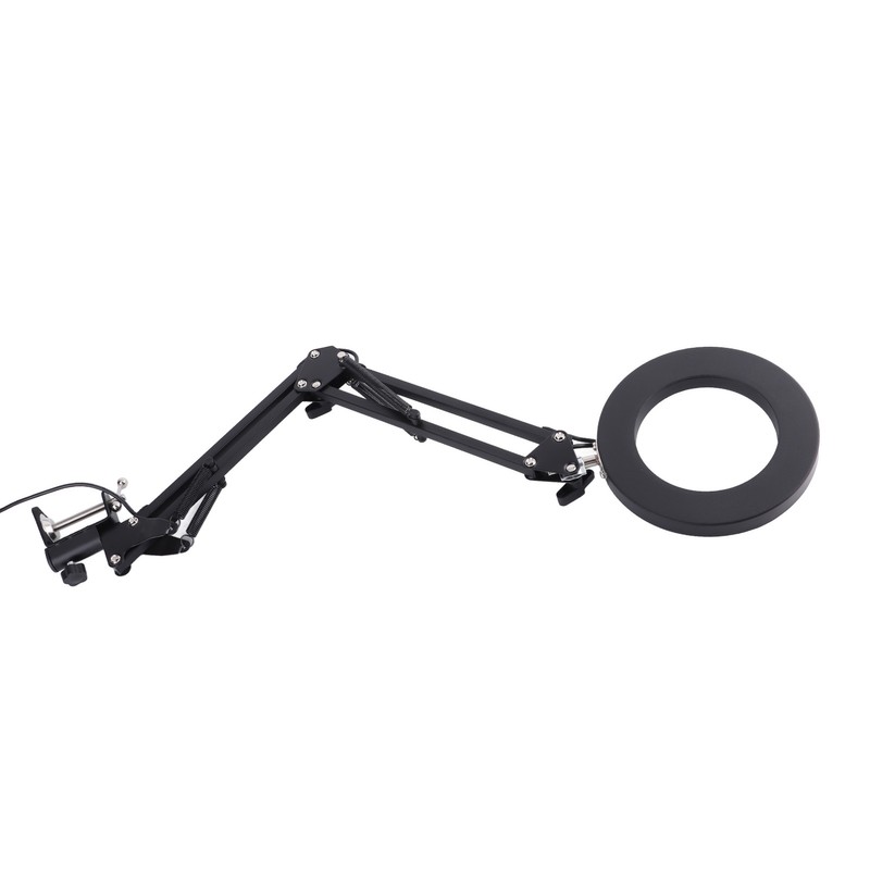 Foldable Eyecare Table Lamp Flexible Swing Arm Clamp Mount Lamp