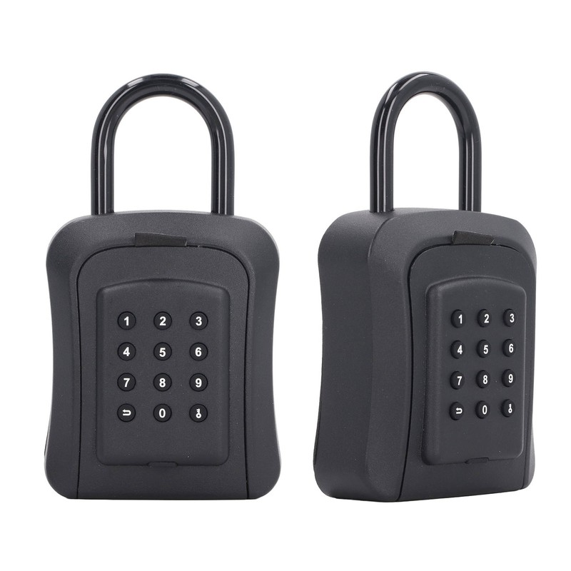 Key Lock Box Six Digit Password Wall Mounted Combination Keyboard