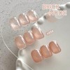 GAOY Nude Jelly Gel Nail Polish, 16ml Sheer Translucent Netural