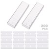 FOSHIO Pack of 100 Scraper Blades Plastic Replacement Blades, Razor