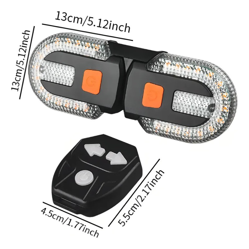 Luz De Bicicleta, Luz Direccional De Señal De Para