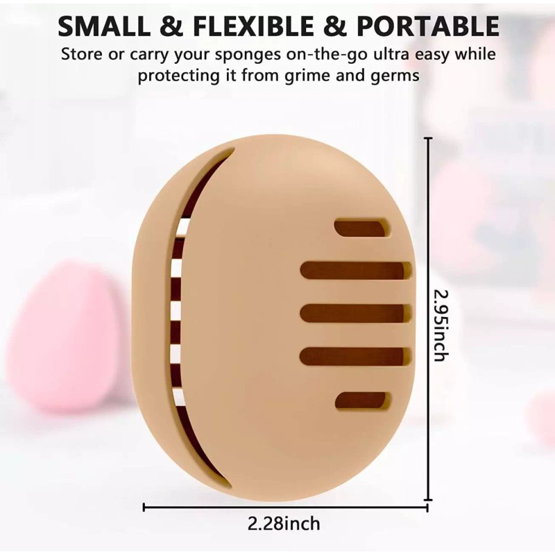 Aspire Makeup Sponge Holder, Breathable Beauty Blender Holder for Travelling
