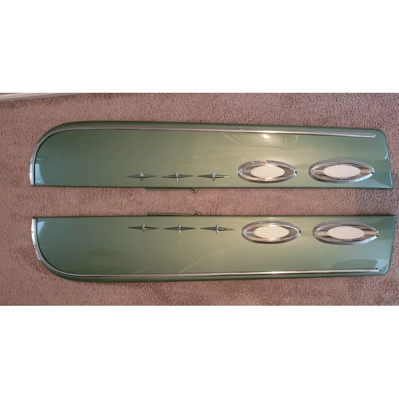 TURNPIKE 1959 1960 CHEVY IMPALA FOXCRAFT CRUISER SKIRTS 12"x60" ***TEMPLATE***