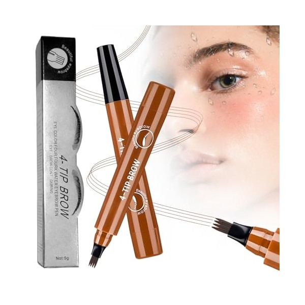 Magic Microblading Eyebrow Pencil, 2025 Upgraded 3D Waterproof Eyebrow Pencils
