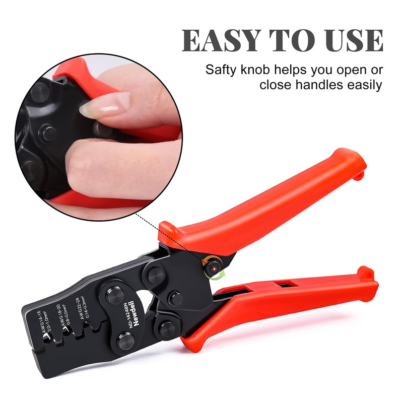 Weather Pack Crimpers, Newdeli Crimp tool AWG 14-24 for Crimping