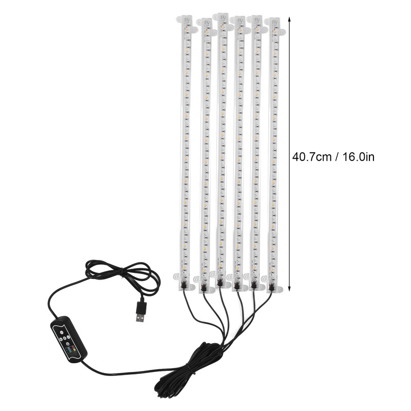 6 Head 54W 216LEDs Plant Growth Light with 3 Light