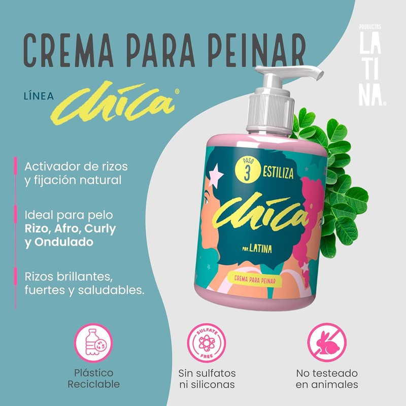 LATINA® Crema para Peinar - CHICA® Crema para Peinar Rizos