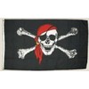 Prom 5Ft X 3Ft Flag Pirat Rotes Tuch