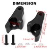 PSLER 2 Inch Lowering Blocks Kit for Touring Street Glide