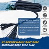 Young Marine 3/8 Inch x 15FT Double Braided Nylon Dock