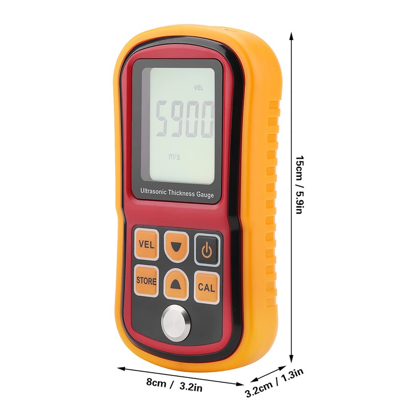 Oumefar GM100 Digital Ultrasonic Thickness Gauge Measuring Range 1.2-220 mm