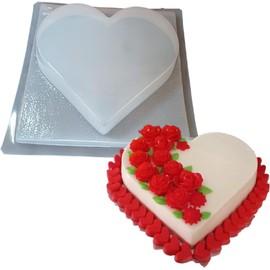 Kit de 3 Moldes para Gelatina: Dona, Corazón y Rectángulo Lisos. Hechos de Polietileno, Resistentes y Reutilizables. Fáciles de Usar y Desmoldar.