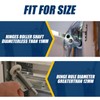 22Pcs Garage Door Hinge Quiet Roller Sleeves with Roller Shaft