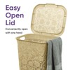 Superio Lace Laundry Hamper, Beige-1 Pack