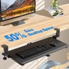 TVON Keyboard Tray Under Desk Pull Out with C Clamp