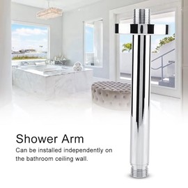 Garosa Brazo de la ducha Montado en la Pared de Acero Inoxidable Top Redondo de Ducha Armas de Extensión Tubería para Baño Accesorios de Cabezal de Du