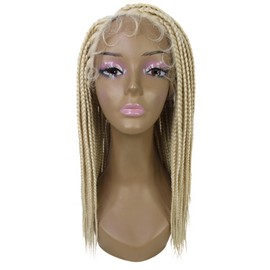 LUXLUXE Samone Curly Braided 21 in Long Braided Wig, Beauty Heat Resistant Fiber, 20+ Shades of Natural, Dip Dyed, & Blended Colors