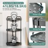 Binecer Corner Shower Caddy Standing, 3 Tier Shower Organizer Stand