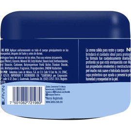 Nuvel Crema Corporal para Piel Extra Seca con Manteca de Karité – Hidratación Profunda y Nutrición Intensa Crema Humectante Reparadora para Cuerpo, Manos y Codos Tarro 600g