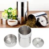 Portable 304 Stainless Steel Sealed Tea Leaf Storage Jar Canister
