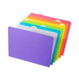 Mr. Pen- File Folders Letter Size, 6 Pack, Vibrant Colors, 1/6-Cut Tab, Colored File Folders, Office File Folder, Colored Folders