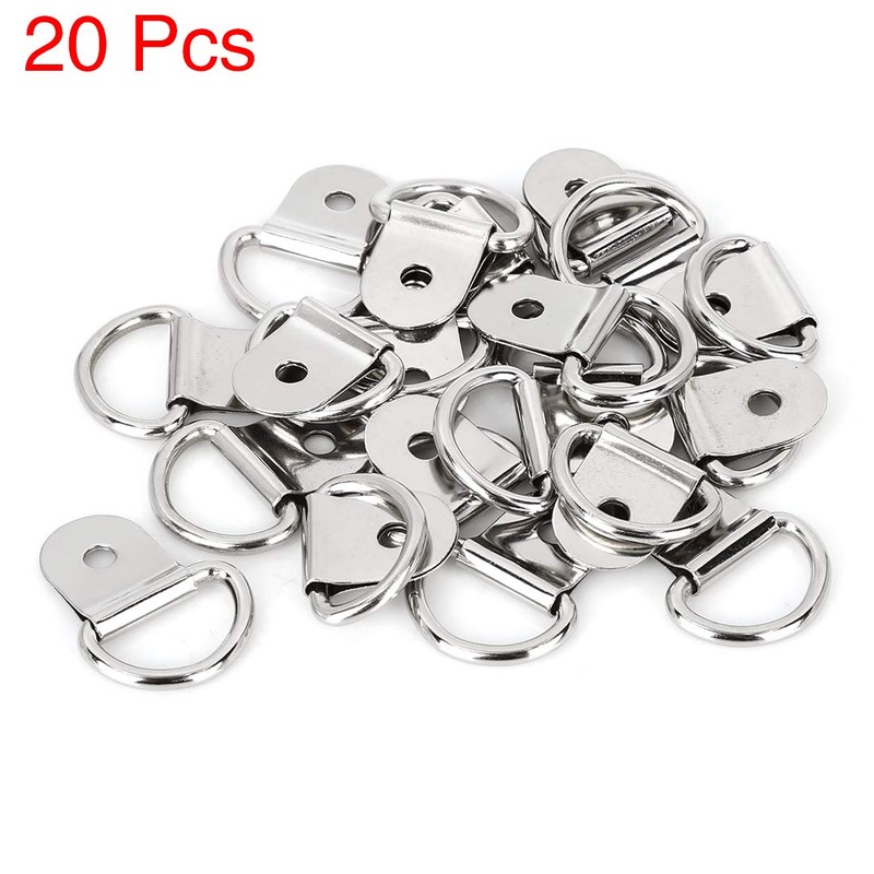 X AUTOHAUX Tie-Down Rings Trailer Anchors D-Ring Fixed Anchor for
