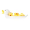 MAGICLULU 6Pcs Adorable Duck Shaped Chopstick Rests Yellow Ceramic Tableware