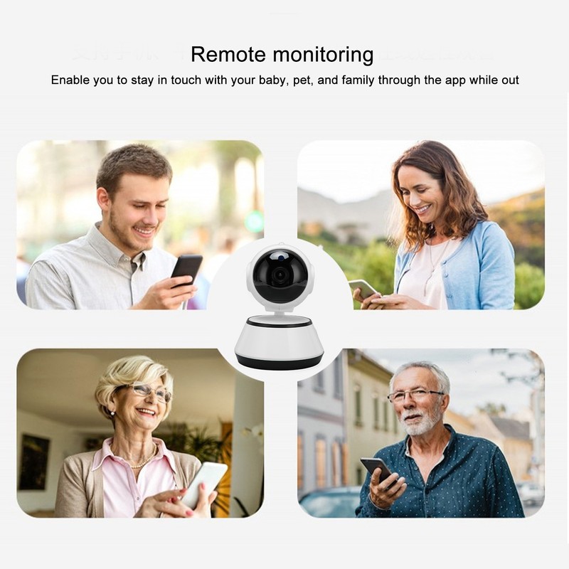 Indoor Security Camera APP Viewing Night Vision 2.4GHz WiFi Continuous