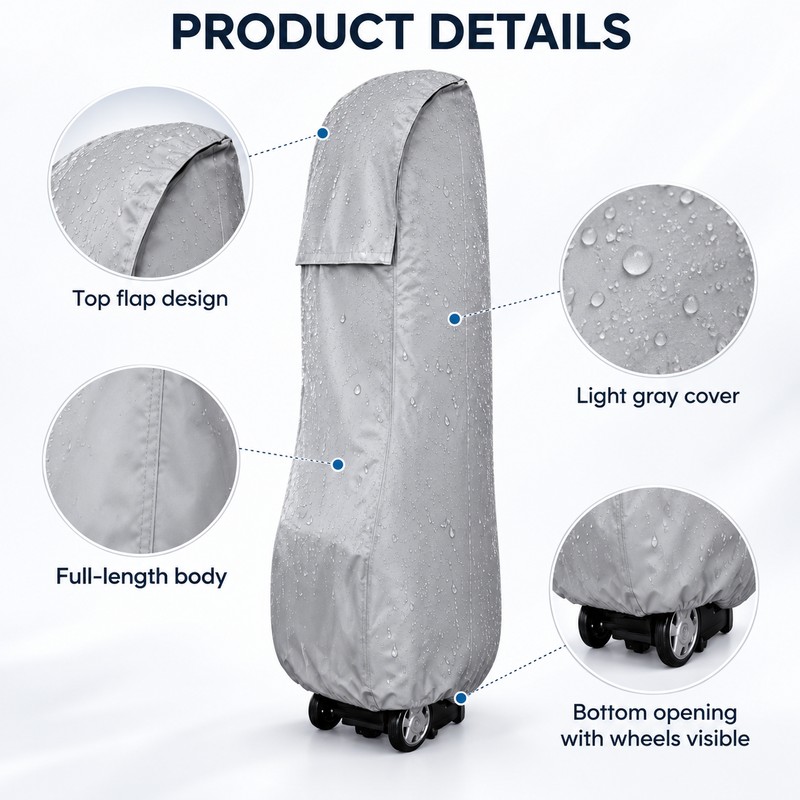 Golf Bag Rain Cover for Outdoor Protection – Rainproof Silk