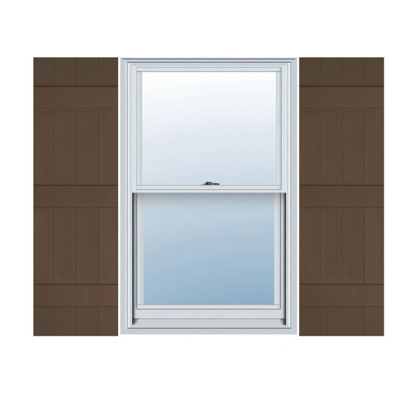 Ekena Millwork Lifetime Vinyl LJ4S14X05900FB Standard Four Board Joined, Board-n-Batten