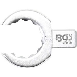 BGS 6904-21 Insert Ring Spanner Open 21 mm Socket 9 x 12 mm
