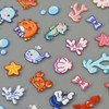 Abatare Summer Nail Art Stickers 5D Embossed Crab, Dolphin, Octopus