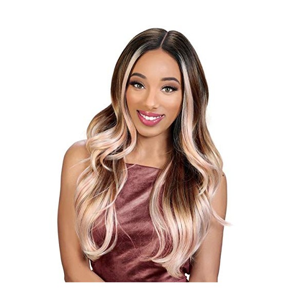 Zury Sis Synthetic Pre-Tweezed Swiss Lace Front Wig - H GLORY (OIL BLONDE)