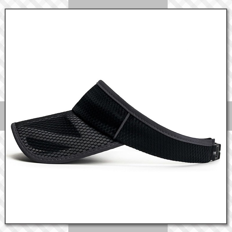 [クロム クレイン] 帽子 サンバイザー メッシュ 無地 デザイン 日よけ アウトドア スポーツ