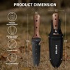 ROYTOA Hori Hori Garden Knife, Garden Tools with Sheath for