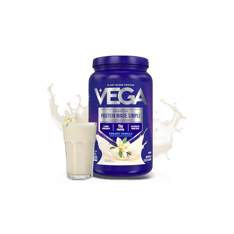 Vega Protein Made Simple Vanilla (39 Servings) Stevia Free Vegan