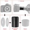 Alstar Astronomical T2-Extension Tube Kit for Cameras and eyepieces -