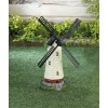 Accent Plus HOME YARD GARDEN DECOR SOLAR-POWERED WINDMILL LIGHTHOUSE
