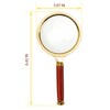 BASUNE 10X Handheld Magnifier, Reading Magnifier Loupe Glasses 10X with