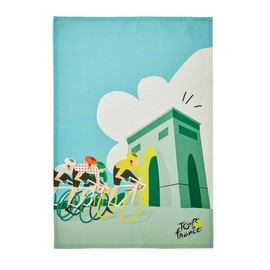 Coucke Tour de France Peloton Printed Cotton Tea Towel 50 x 75 cm